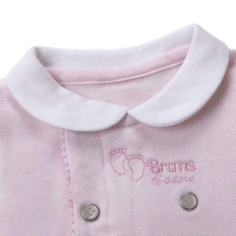 Baby rompers long sleeves children clothing baby newborn overalls kids boy girl clothes baby jumpsuit with embroidery front open