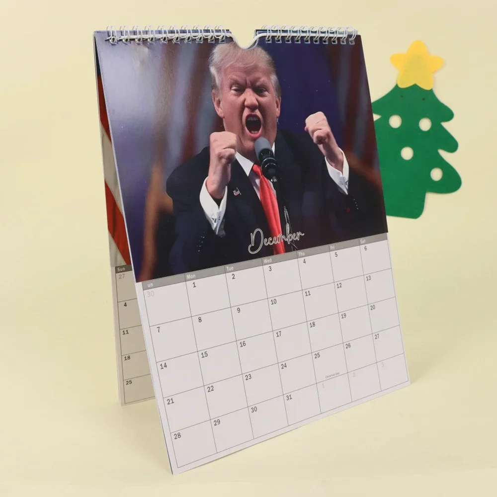 Trump Rally Events Calendar Donald Trump 2025 Desk Calendar Making America Great Again Makes Me Stronger Calendar