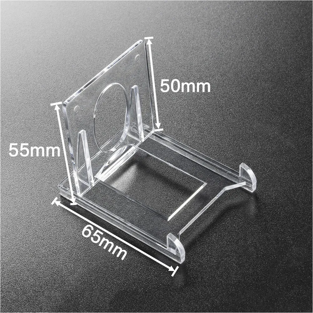 6Pcs Adjustable Card Stand Plastic Display Easel Holder Small Plate Display Rack for Photo Artwork Collector Plate