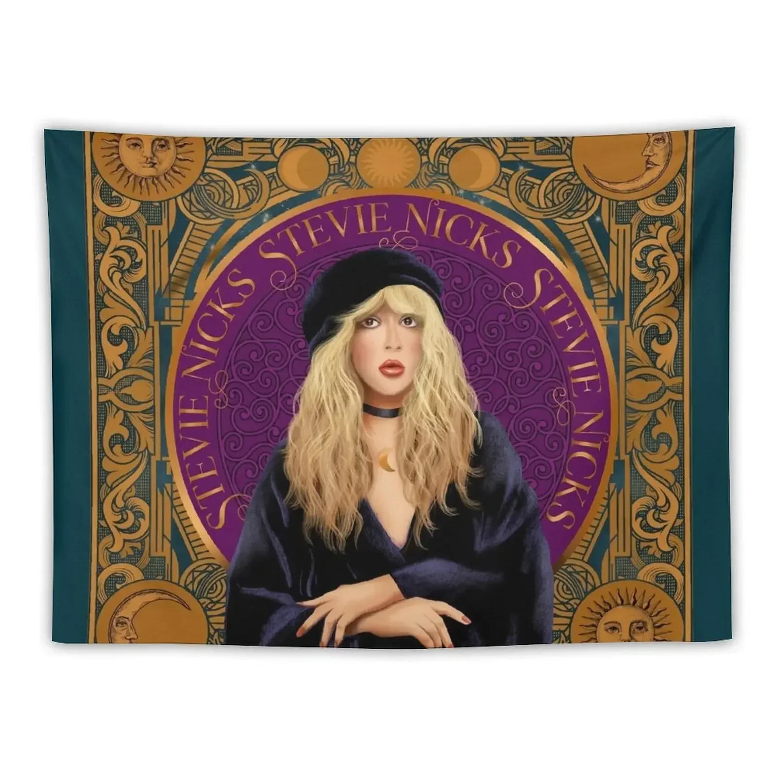 Stevie Nicks Celestial Tarot High Priestess Tapestry Room Decor Cute Decoration Home Wallpapers Home Decor Art Mural Tapestry