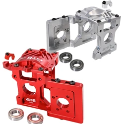 GTB Aluminum 7075 Motor Center Diff Mount w/ Gear Cover Top plate for 1/5 RC Car Losi DBXL-E V1.0 2.0 Upgrade Part