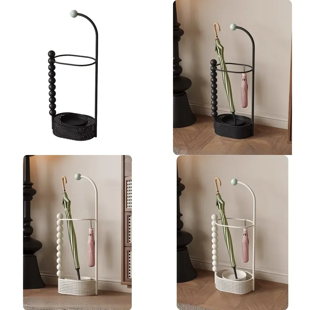 Style Movable Metal Floor Umbrella Stand Suitable for Doorstep Entry for Convenient Storage of Umbrellas at Home