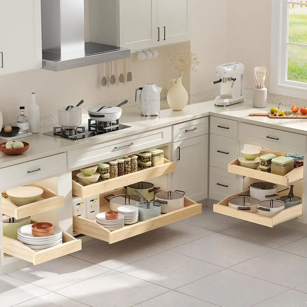 19½ Wide x 21 Deep Pull-Out Cabinet Organizer for Kitchen Storage