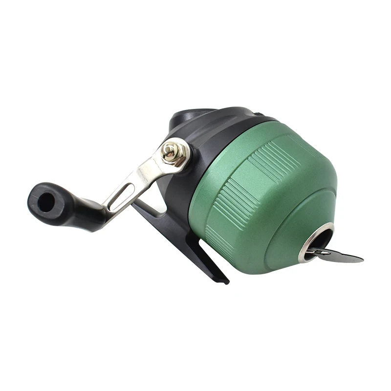 4.3：1 New Arrival Fishing Reel with Shell High Strength Nylon and Matal Gear Slingshot Hunting Fishing Accessories