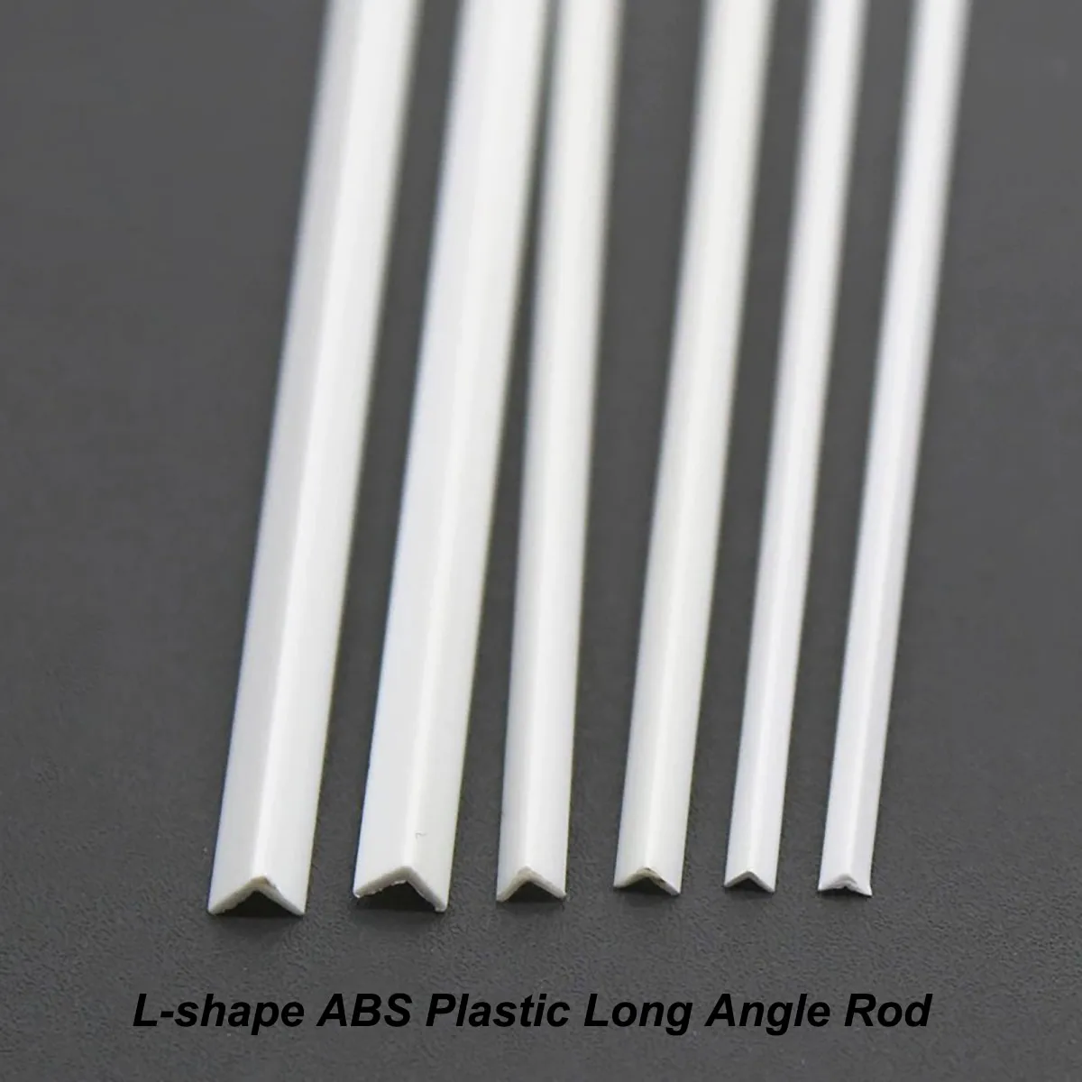 10-100pcs Length 250mm L-shape ABS Plastic Long Angle Rod Material DIY Model Car Frame Making Processing Accessories