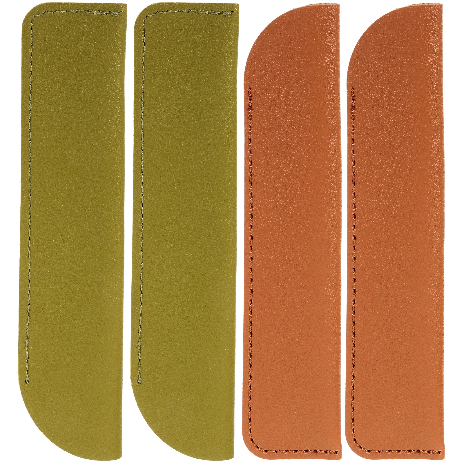 

4pcs Pen Case For Fountain Ballpoint Pens, Wear-Resistant Portable Stationery Organizer, Gift Storage Pouch