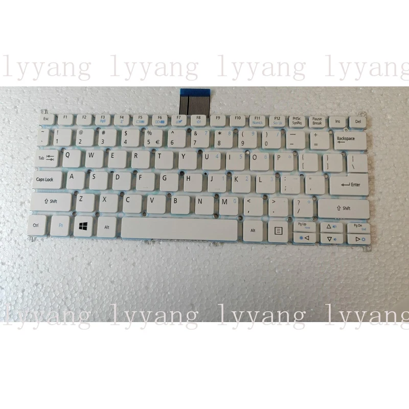 

f US White Keyboard for Acer Aspire es1-131 R3-131T ES1-311 ES1-321 ES1-331 E3-111