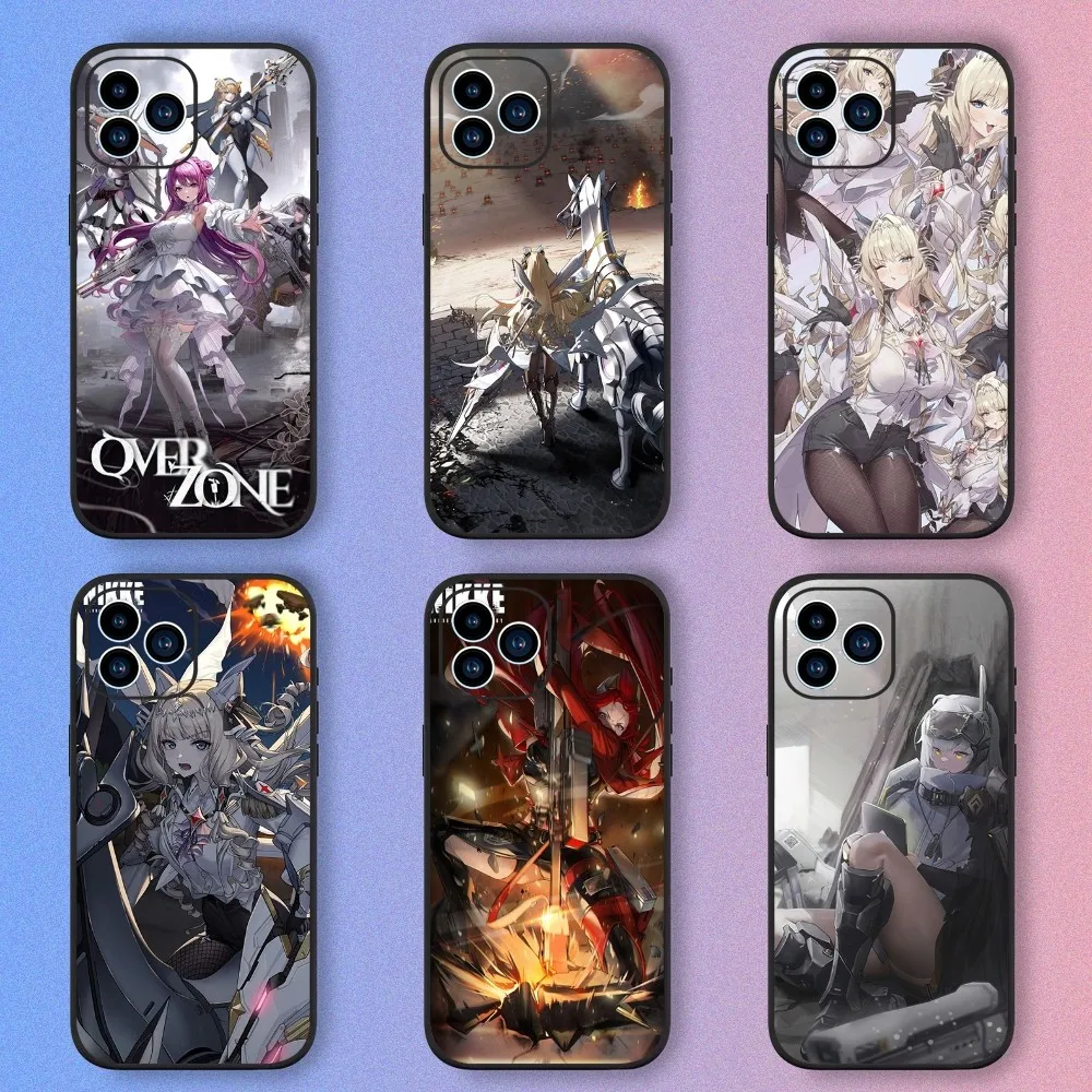 Game Goddess of Victory Nikke Phone Case For iPhone 15,14,13,12,11,XS,XR,X,8,7,Pro,Max,Plus,mini Silicone Black Cover