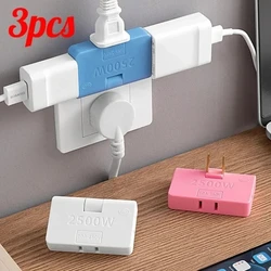 3 Port 180 Degree Rotatable US Plug Socket Converter US Extension Plug Multi-Plug Portable Electrical Plugs Travel Power Adapter