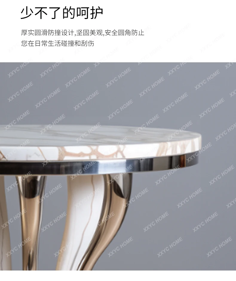 ss CSimple modern corner table Italian light luxury coffee table minimalist marble small side table household