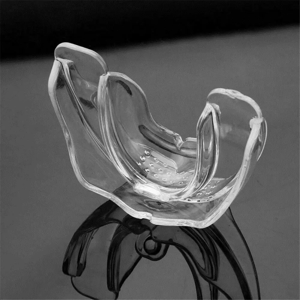 Hot Anti Bruxism Silicone Mouth Guard Teeth Retainer Orthodontic Braces Dental Alignment Straightener