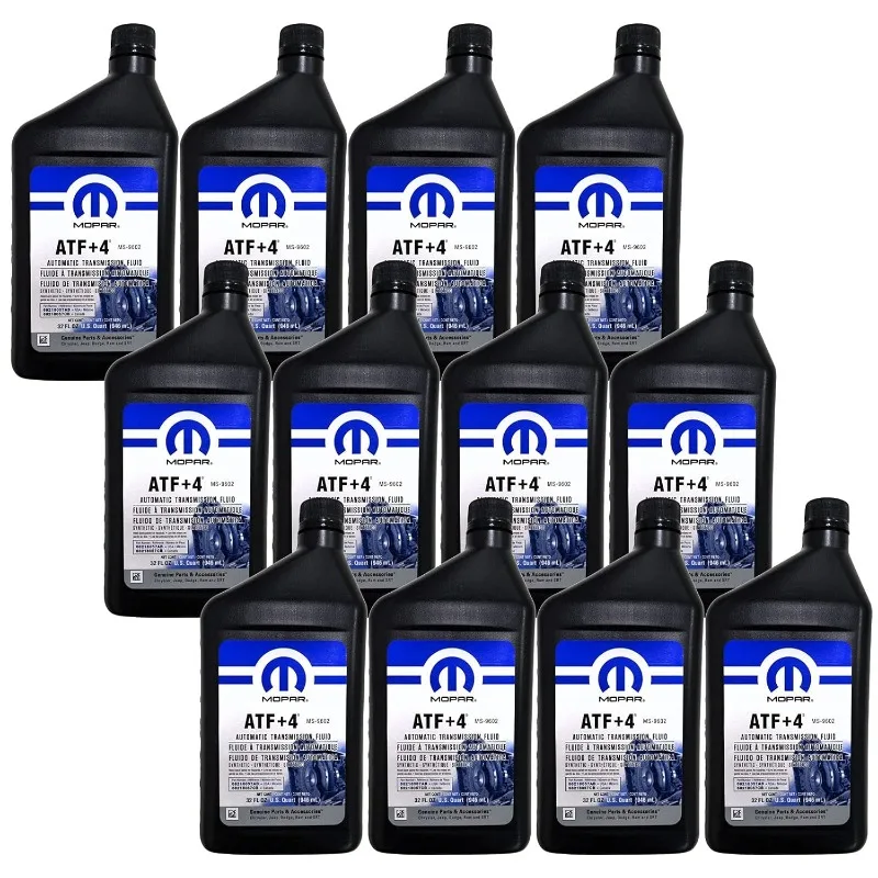 Fits-JEEP DODGE CHRYSLER ATF+4 AUTOMATIC TRANSMISSION FLUID CASE OF 12 QUARTS MOPAR