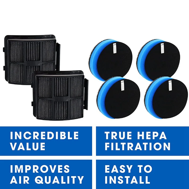 Filtre HEPA pour Bissell 2998, 2999, 3057, 2920, 3059, 2852, Pièces de rechange pour aspirateurs, Accessoires 1625641 et 1603437