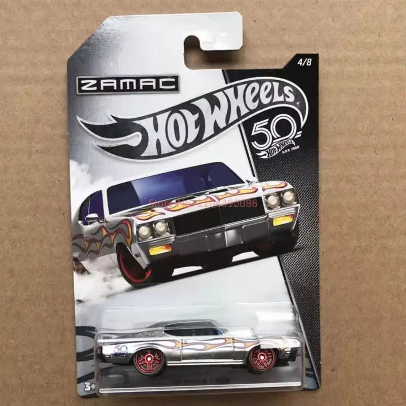 W magazynie Oryginalne Hot Wheels 50. rocznica Alloy Collector Edition Małe samochody 23 Platinum 2018 Series Kolekcja Prezenty świąteczne