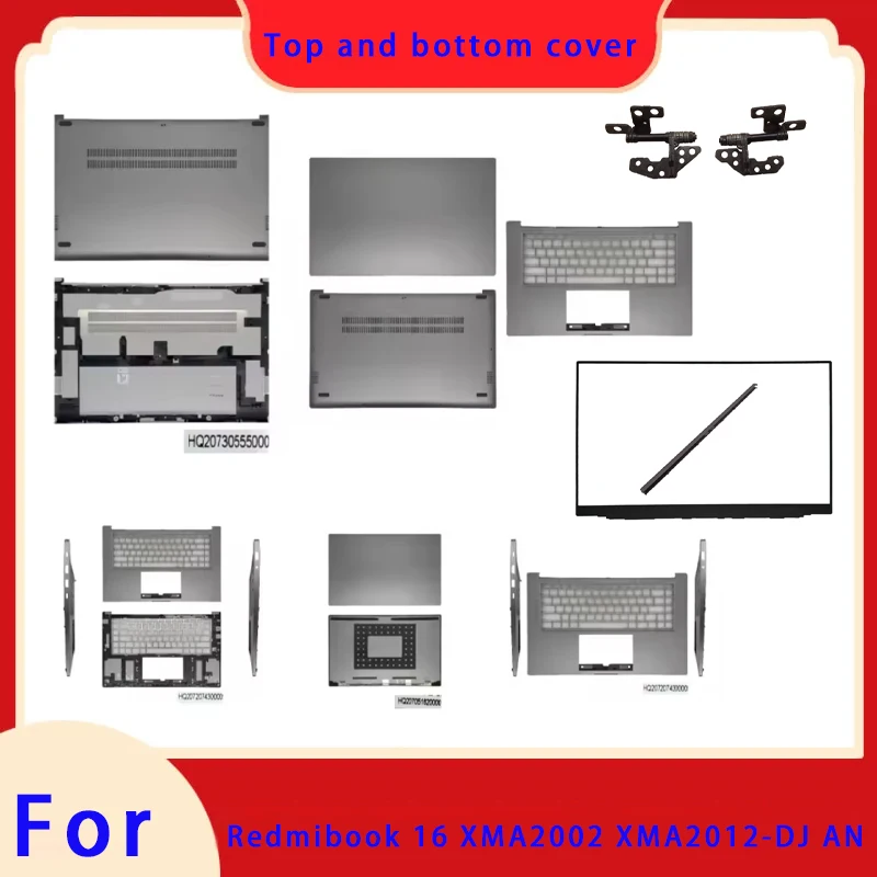 Suitable for RedmiBook16 XMA2002 2012-DJ AN AJ AB LCD screen top cover front panel palm support bottom shell hinge cover hinge
