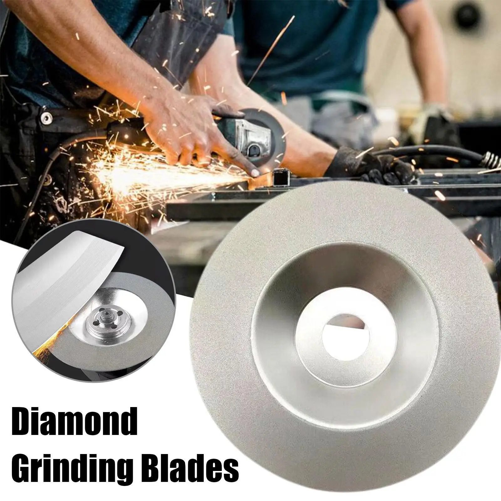 Grinding Disc 100mm Diamond Cut Off Discs Wheel Glass Rock Tools Lapidary Cuttering Saw Rotary Blades Jewelry Abrasive Q3n4