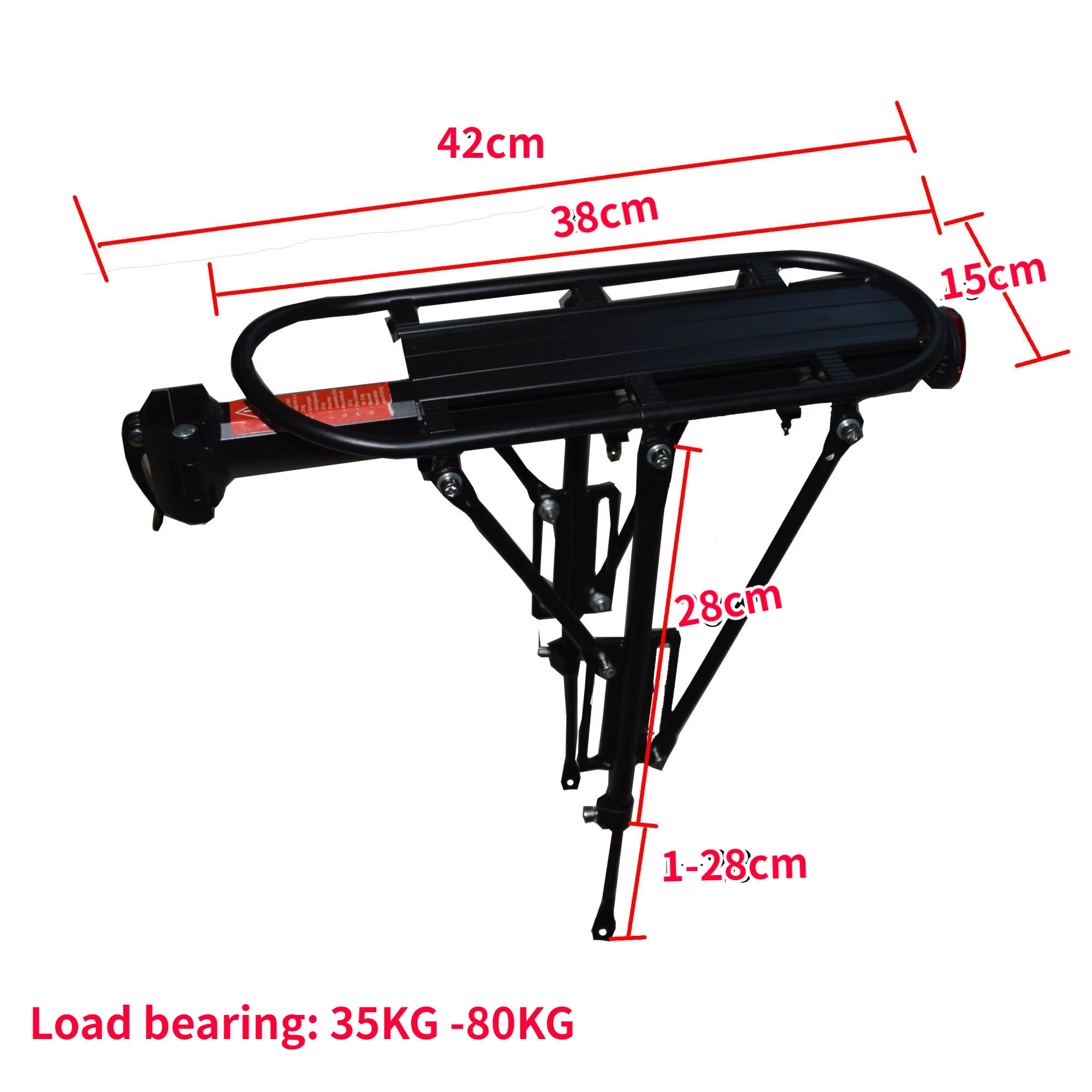 Electric Scooter Quick Disassembly Rear Shelf Modification Shelf Addition Rear Seat with Armrests and Footrests Scooter Parts