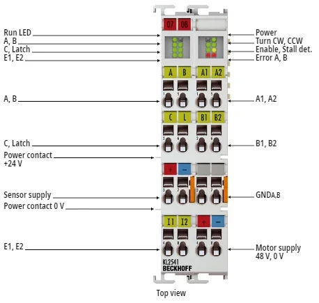 2026 BECKHOFF KL2541 | Bus Terminal 1-channel Motion Interface  Stepper Motor  48 V DC  5 a