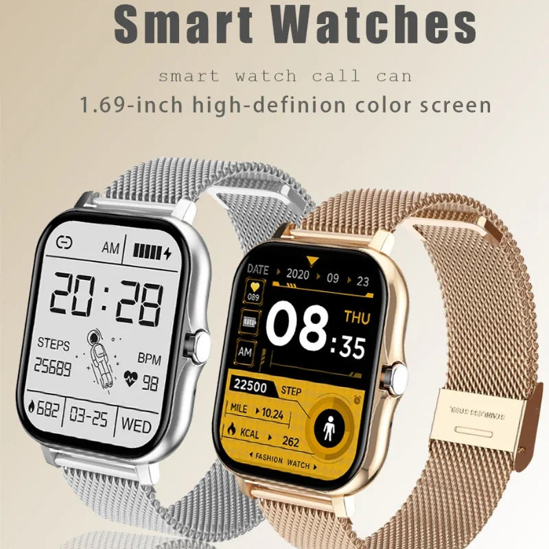 

2024 Smart Watch Calorie Heart Rate Health Monitoring Bluetooth Call Touch Screen Sports Fitness Music Smart Bracelet for Xiaomi