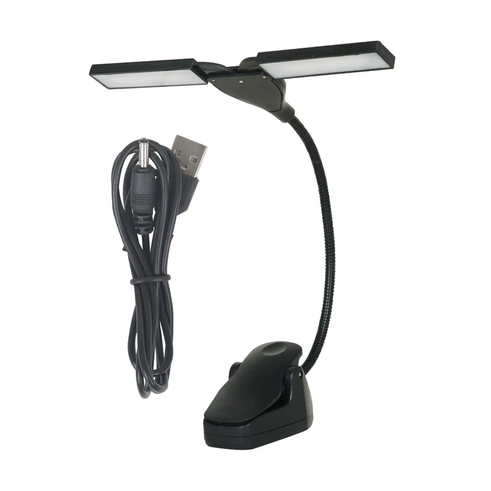 

Music Stand Light Professional Portable USB Rechargeable Flexible Reading Light for Orchestra Grand Piano Mixing Table DJ