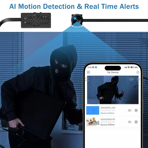 Imagen 2 del producto Mini cámara HD 1080P DIY, videocámara WiFi portátil, detección de movimiento, módulo inalámbrico, grabadora de vídeo P2P, cámara pequeña con vista remota