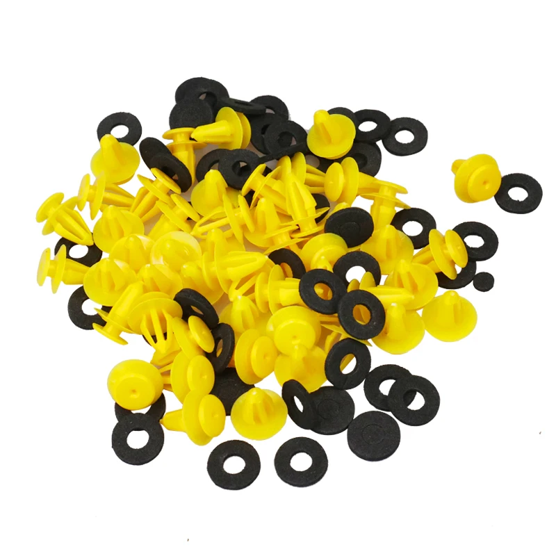 

10/50Pcs Auto Fastener Clip Door Trim Panels Fastener Clips Plastic Fixed Clip for Lada Kalina Golf Land Rover Chevrolet Jaguar