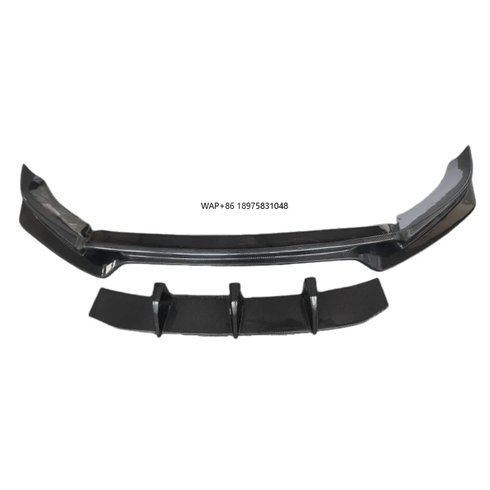 

High Quality 3K Carbon Fiber Front Lip and Front Bumper Body Kit Custom Fit for Coupe Plus