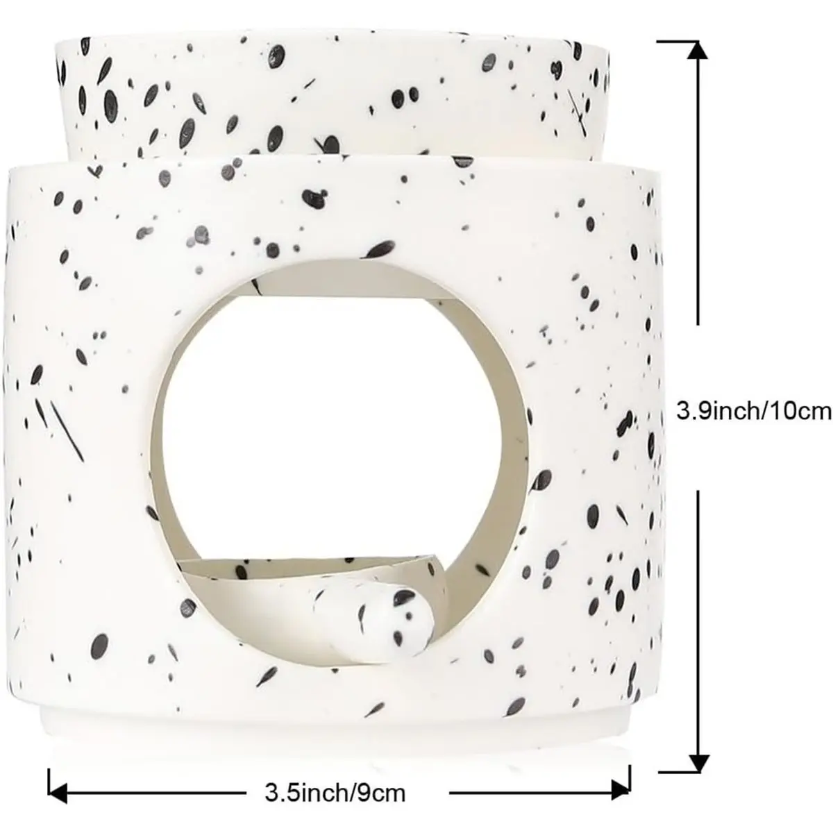 Multi-use Gear Detachable Ceramic Aromatherapy Stove, Suitable for Essential Oils, Waxes, Etc,Portable Aromatherapy Stove