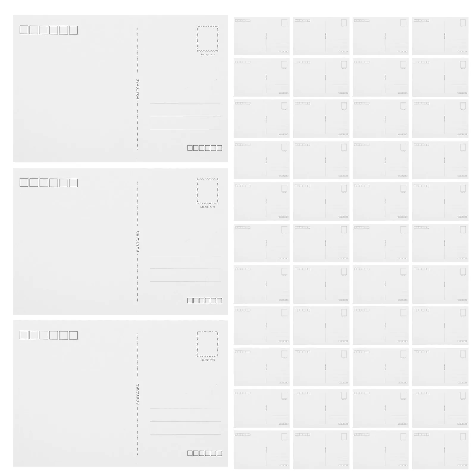 120Pcs Blank Mailing Postcards 4x6 Inches Cardstock for Printable Art Invitations Travel Souvenirs Bulk Postcards Blank