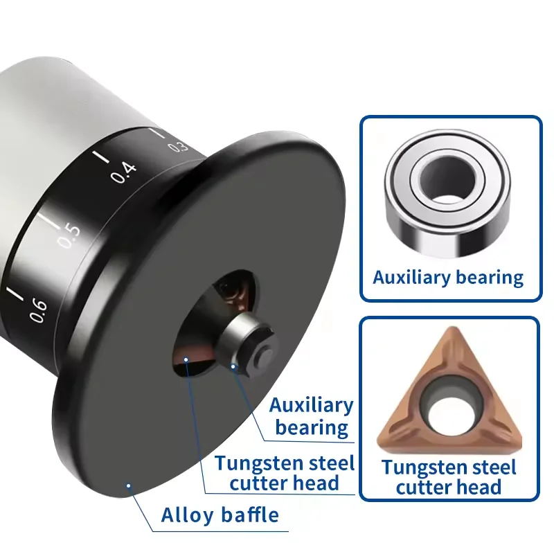 Small Portable Hand-held Chamfering Machine mini Deburring Adjustable Angle Chamfer Machine for Metal Woodworking