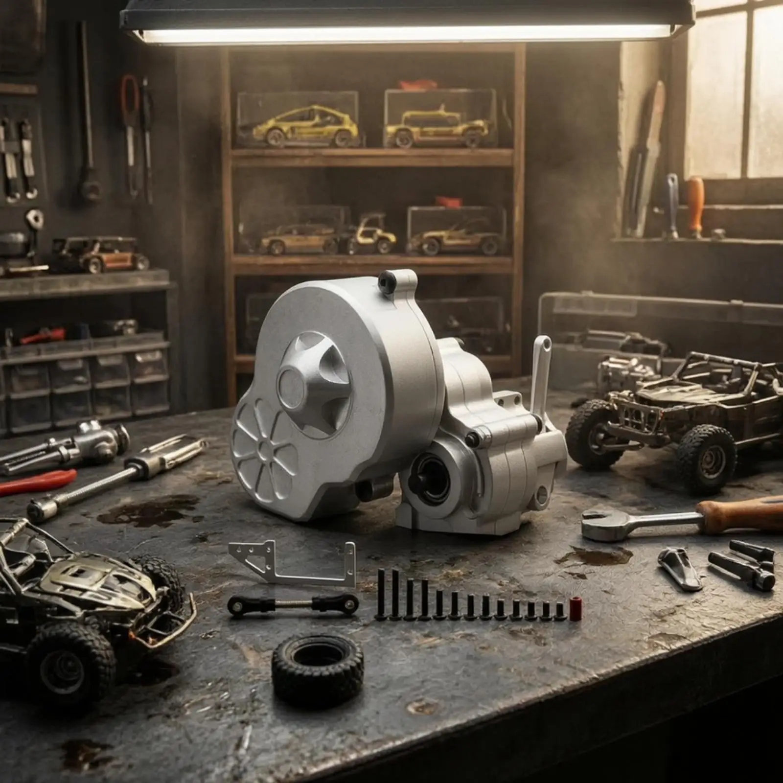 Transmission Gearbox with Mounting Bracket Miniature Trail Vehicle Transmission