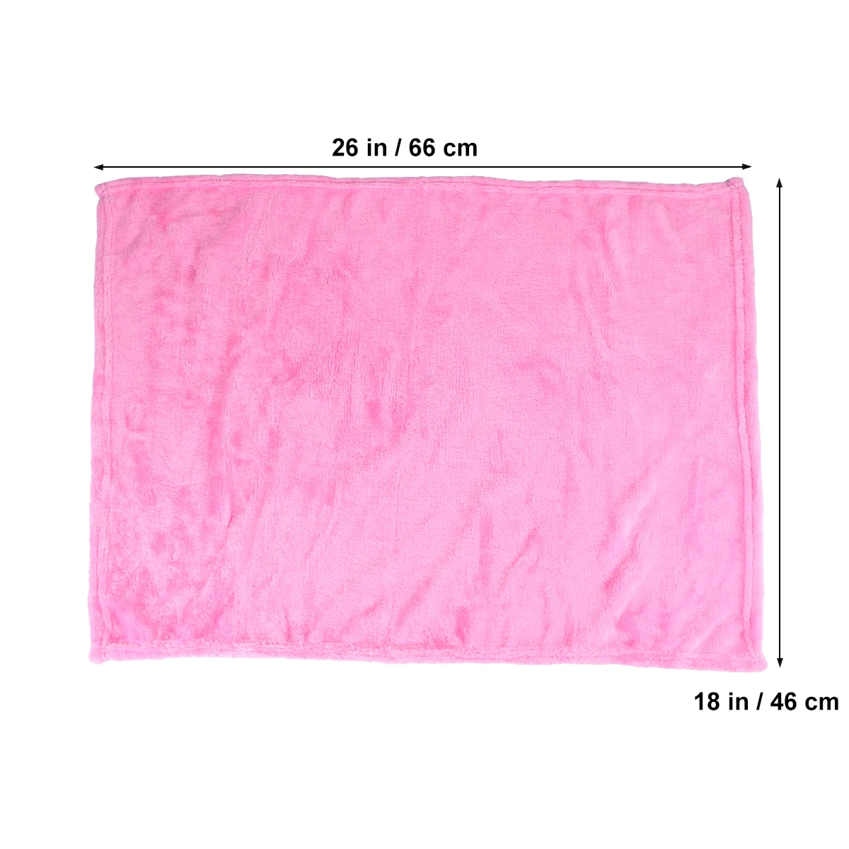 

Fleece Pet Blanket Soft Comfortable Extra Warm Light Weight for Dogs Small Pink Baby Solid Color Flannel Bedding