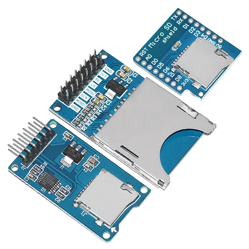 Scheda di espansione archiviazione Micro SD Modulo scheda Mini TF D1 Modulo scudo di memoria scheda Mini Micro SD TF con pin per Arduino ARM AVR