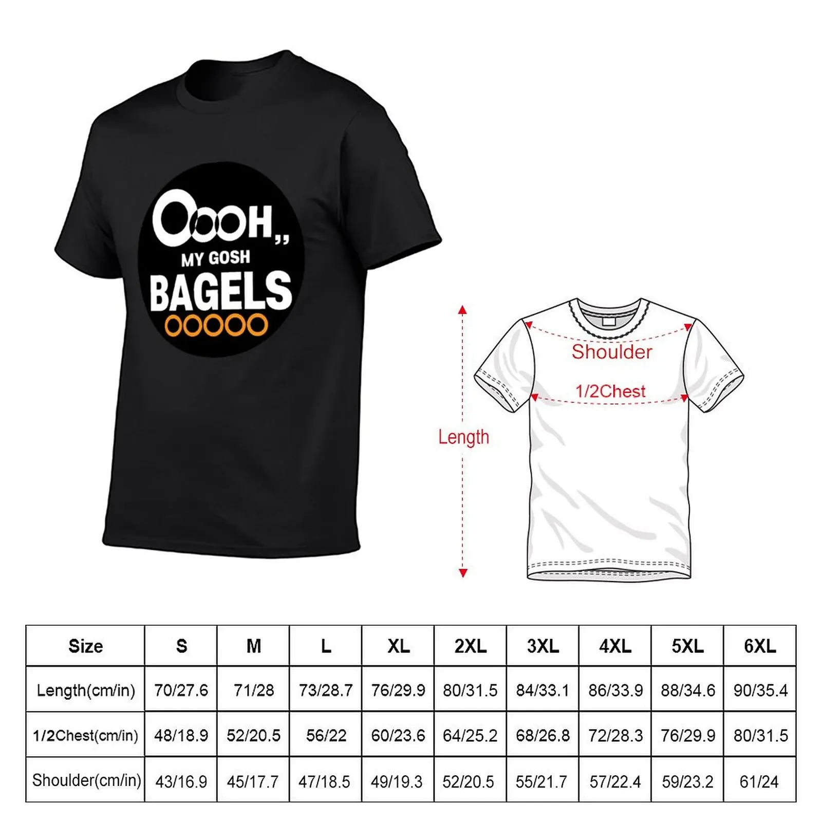 OH!! MY GOSH~~ BAGELS^^ T-Shirt cute tops tops animal prinfor boys basketball graphic tees t shirt men 100℅ cotton