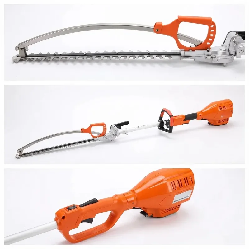 Industrial 48V Lithium Battery Hedge Trimmer 63cm Long Reach Shrub Trimmer Cordless Hedge Shear OEM ODM Support
