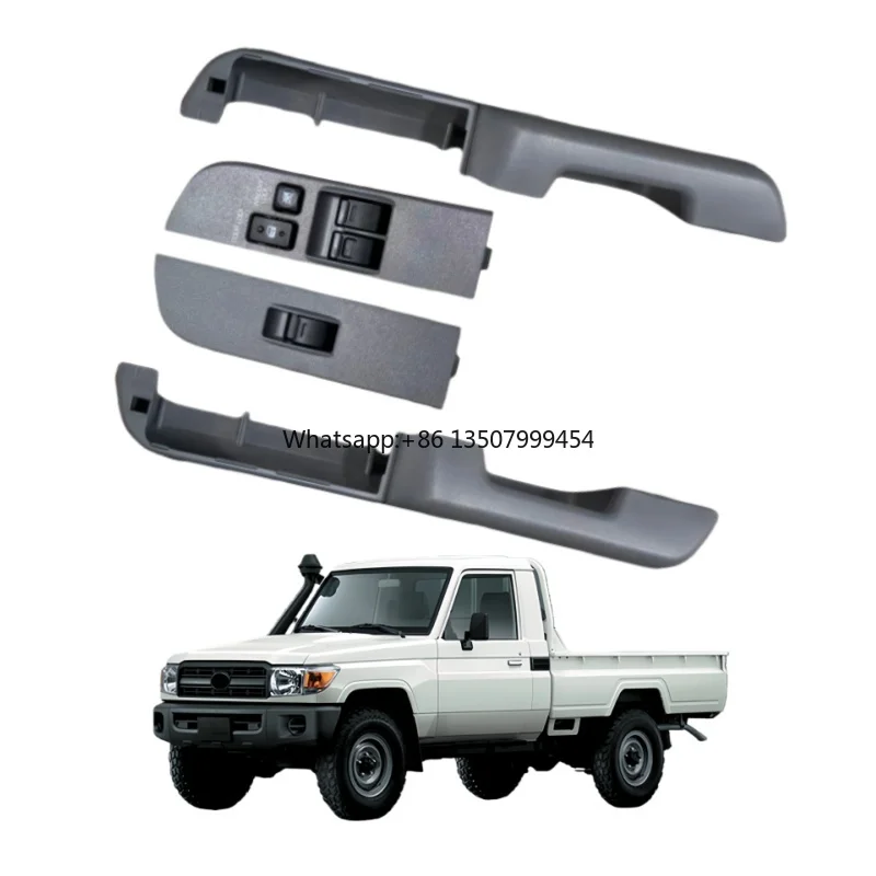 

Car Accessories Single Cabin Inner Window Switch for 70 78 2007-2024 LHD RHD Grey Beige LC79 Door Panel Button