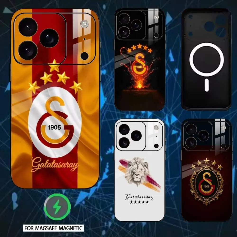 

G-Gala-stasarays-Club Phone Case For iPhone 17 16 15 14 13 12 Pro Max Plus for Mirror Wireless Magnetic Cover