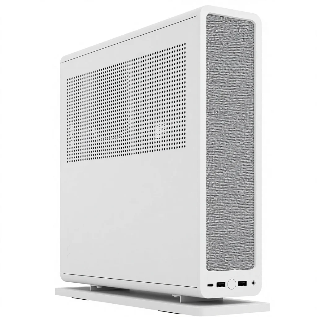 Itx Case Pcie Riser 4.0 - Белый металлический корпус для ПК формата