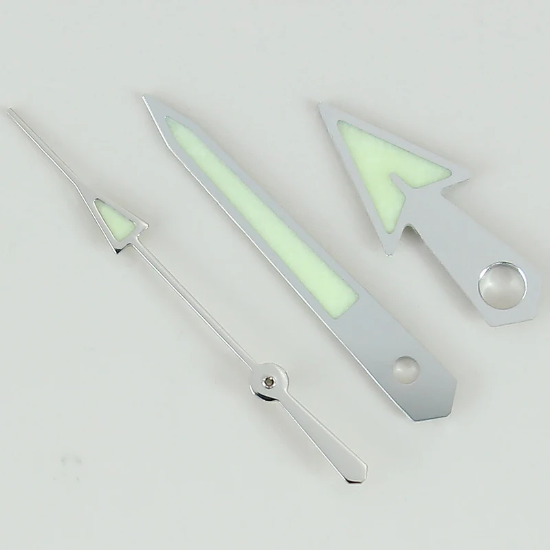 Accessori per la modifica delle lancette dell'orologio sostitutivi meccanici luminosi da uomo per movimenti NH35/36/38