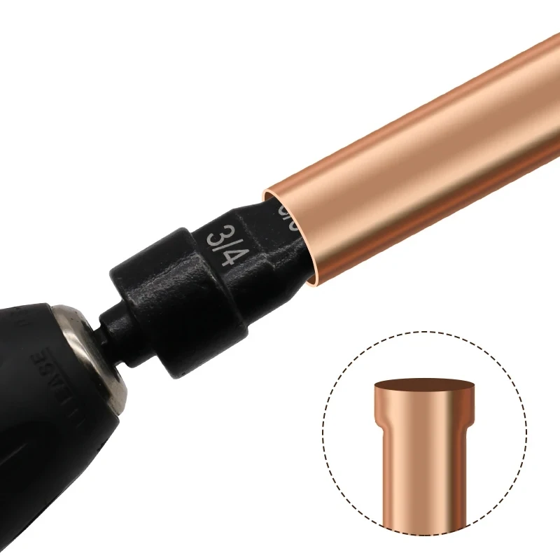 Copper Tube Expander for Hexagonal Handle Hand Drill Copper Tube Expanding Air Conditioner Pipe Tool 1/4