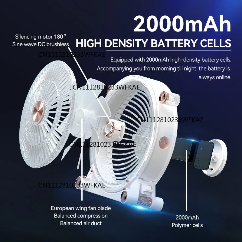 Ultra-Quiet Home Bladeless Vertical Circulation Silent Fan