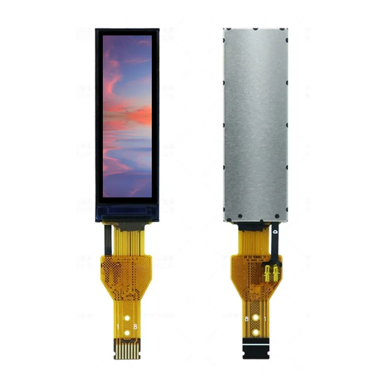 1.12 Inch TFT LCD Display Module GC9D01 50x160 Bar Screen SPI Interface Full Color Screen 8-Pin Plug-in Connector LCD Module