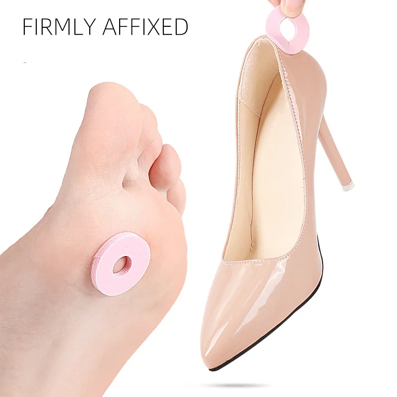 

4Sheets Pedicure Tools High Heel Pad Callus Cushions Shoes Foam Round Toe Foot Corn Bunion Protectors Pads 3 Types Professional