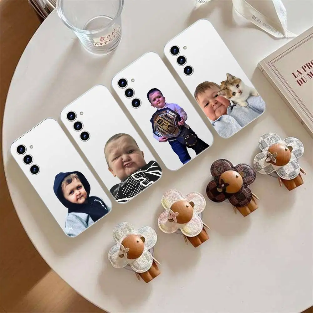 Funny Hasbulla Phone Case For Samsung Galaxy S21 S22 S23 S24 S25ULTRA FE Ultra Plus5G A52S Transparent Cover