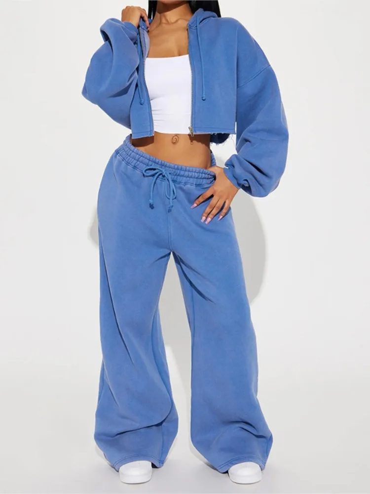 2026 New Autumn And Winter Women's Suit Fashionable, Comfortable, Casual, Loose Temperament Commuting Versatile Hoodie Set