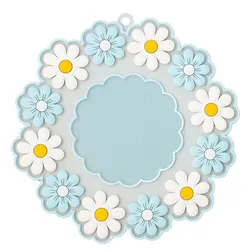 Anti-Scald Silicone Cup Mat Flower Heat Insulation Pad High Temperature Resistance Pliable Multi-Dimension Household Coaster
