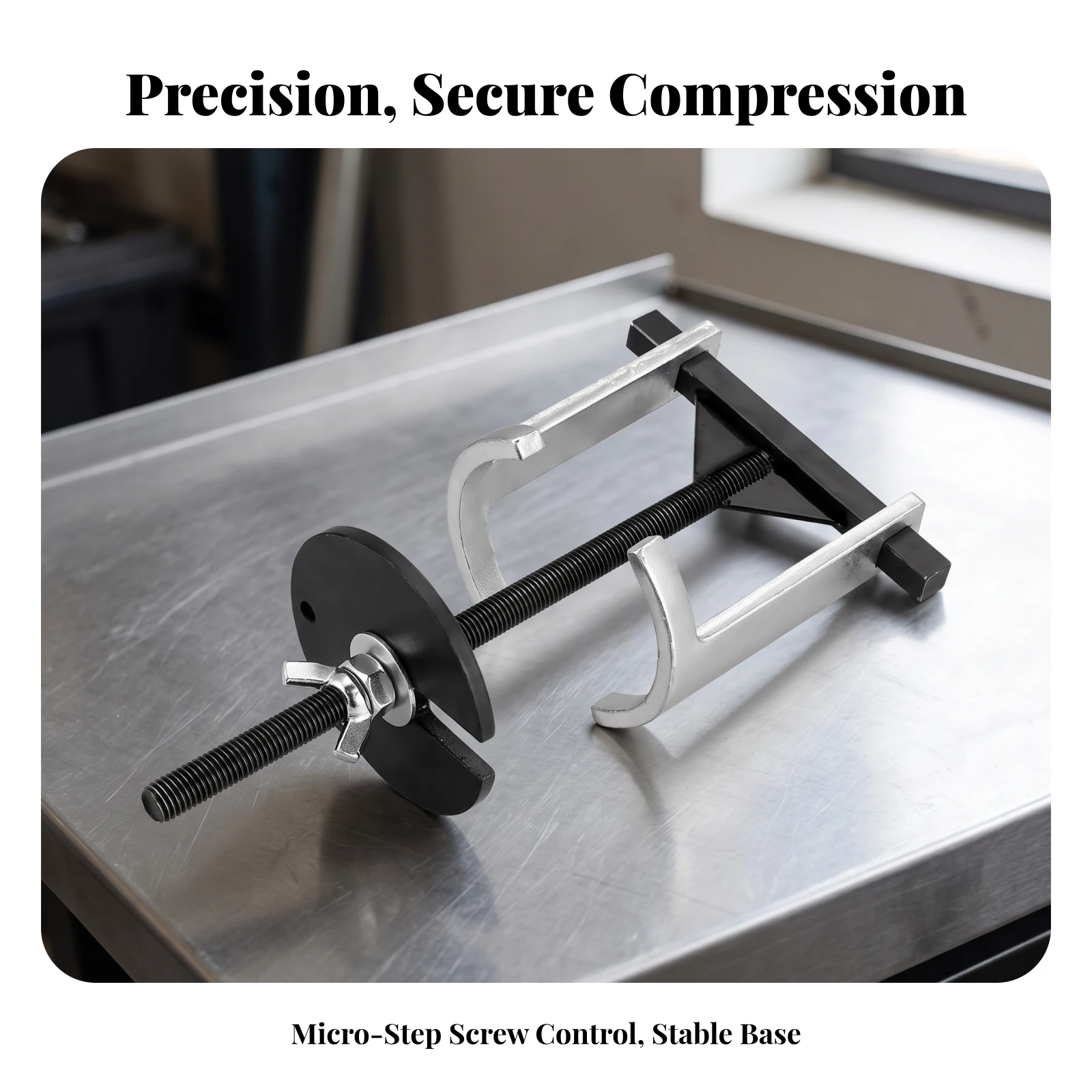 Clutch Spring Compressor Two-Jaw Clutch Spring Compression Tool Heavy-Duty High-Strength for Mechanics, Automotive Workshop
