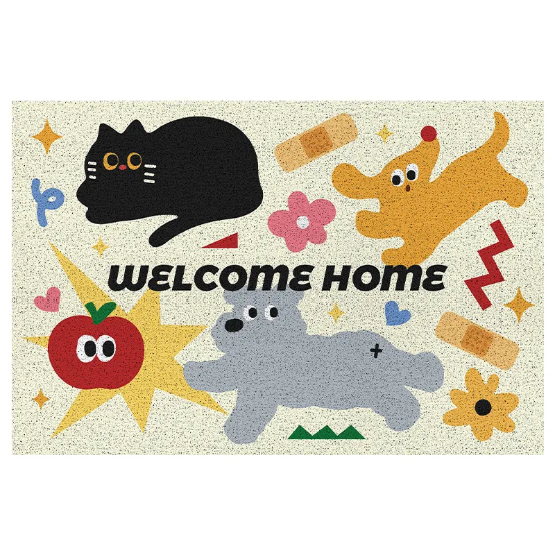 VIKAMA Outdoor Non-slip Doormat, Stain Resistant & Dirt Trapping for Entryway Home
