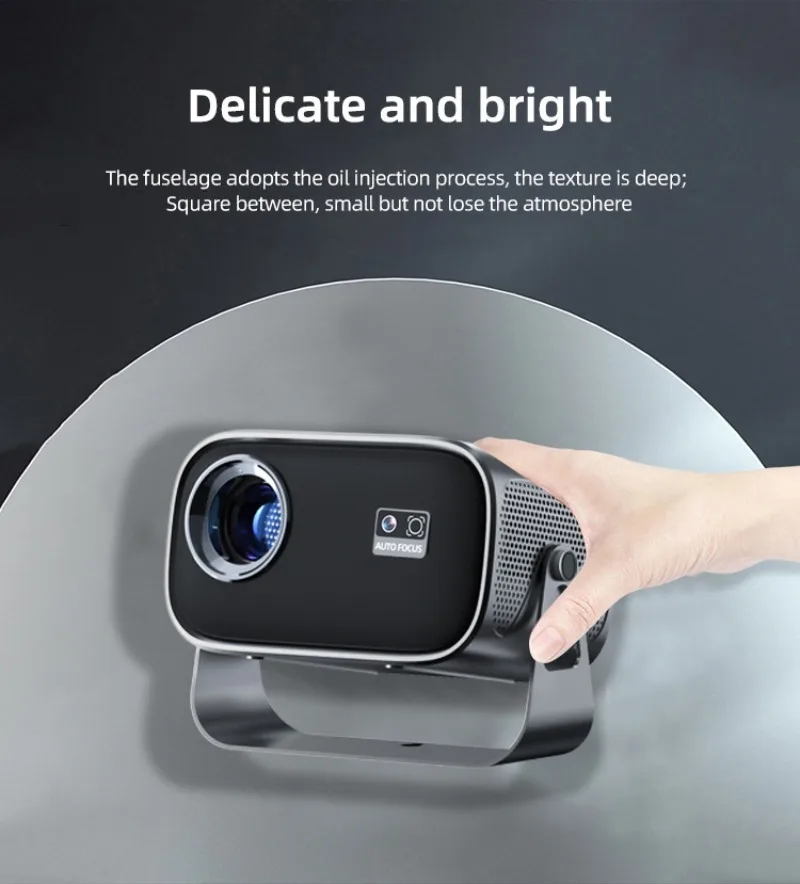 Home Projector 720P HD Portable Auto Focus 4K with Metal Stand Hot Sale