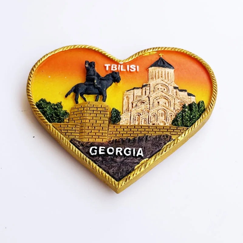 

Tbilisi, Georgia ancient architecture Creative Travel souvenirs gifts Home decor Refrigerator magnets crafts